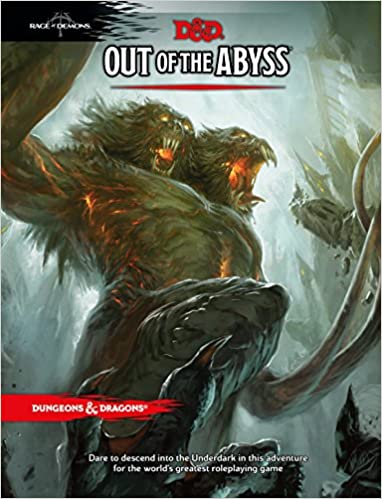 D&D ADVENTURE OUT OF THE ABYSS HARDCOVER