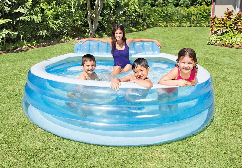 Load image into Gallery viewer, Intex Swim Center® Round Inflatable Family Lounge Pool
