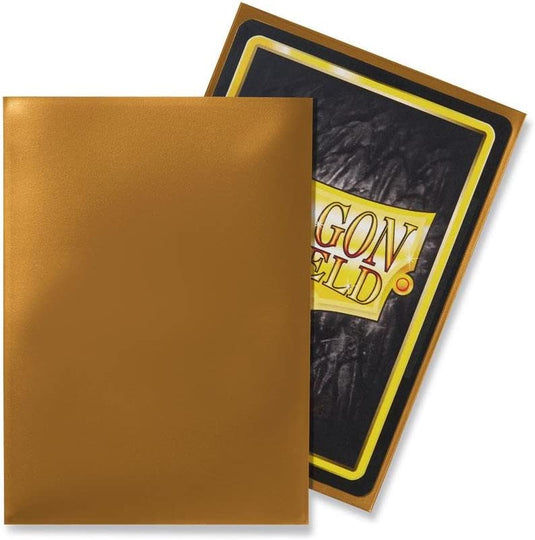 Dragon Shield 100ct Box Deck Protector Gold
