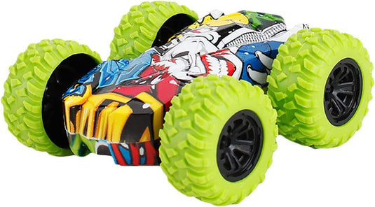 ChildrenToy Car, Inertia Stunt Car for Kids, Inertia Double Side Stunt Graffiti Car Off Road Model Car Vehicle Kids Toy Perfect for Christmas & Birthday Gifts