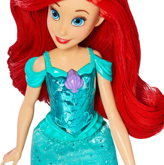 Disney Princess Royal Shimmer Ariel Doll, Fashion Doll with Skirt and Accessories, Toy for Kids Ages 3 and Up