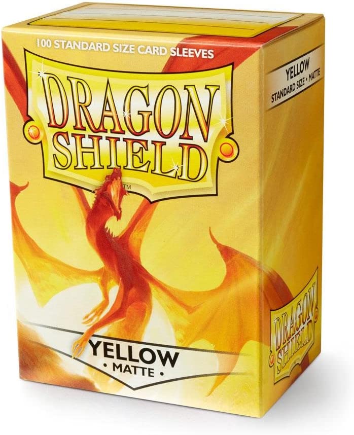Load image into Gallery viewer, Dragon Shield 100CT Box Matte Yellow
