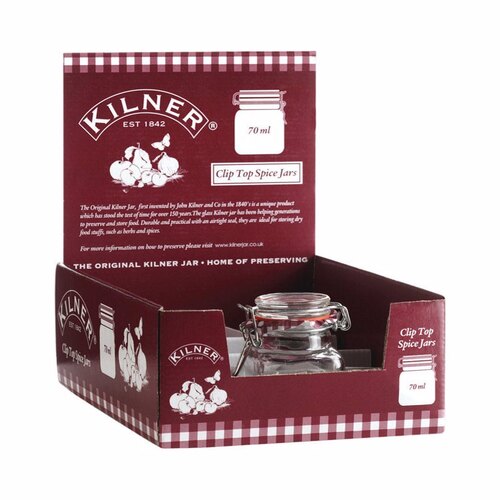 Load image into Gallery viewer, Kilner Spice Jar 2 oz Clear
