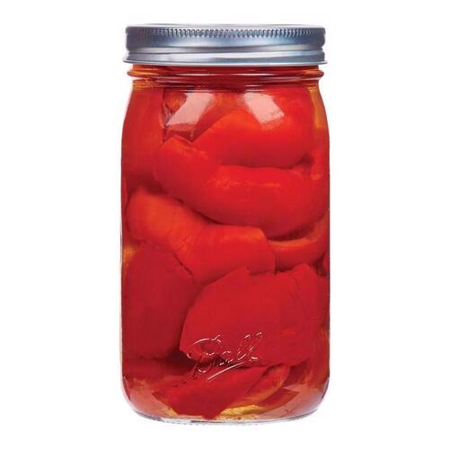 Load image into Gallery viewer, Ball Smooth Sided Wide Mouth Canning Jar 1 qt 12 pk
