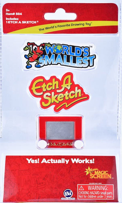 World's Smallest Etch a Sketch Red