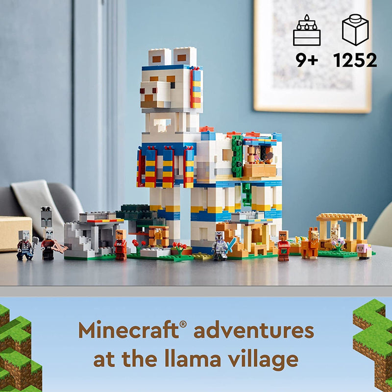 Load image into Gallery viewer, LEGO Minecraft The Llama Village 21188 Building Toy Set for Kids, Girls, and Boys Ages 9+ (1,252 Pieces)
