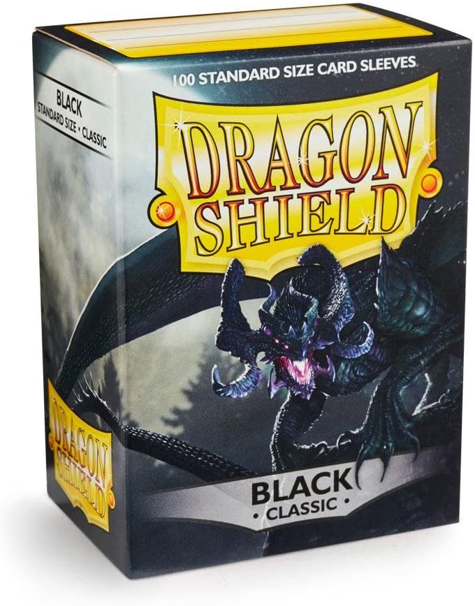 Load image into Gallery viewer, Dragon Shield 100ct Box Deck Protector Black
