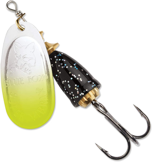 Classic Vibrax® Chartreuse Tipped and Silver Flaked 3/16