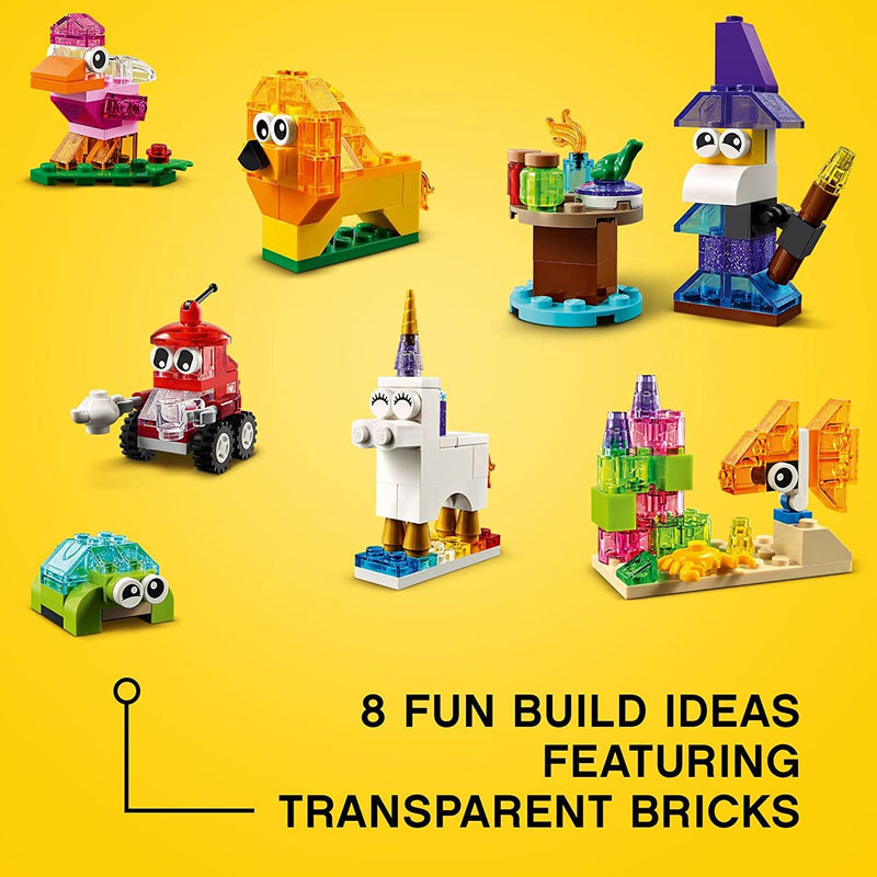 Load image into Gallery viewer, LEGO Classic Creative Transparent Bricks 11013 Building Toy Set for Kids, Boys, and Girls Ages 4+ (500 Pieces)
