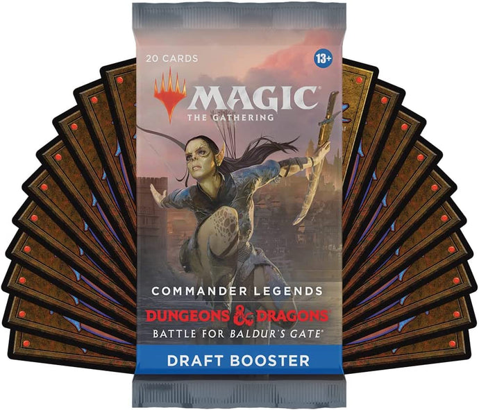 Magic: The Gathering - Commander Legends Baldurs Gate DRAFT BOOSTER (1 Booster)