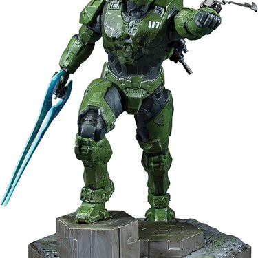Halo Infinite: Master Chief With Grappleshot PVC Statue