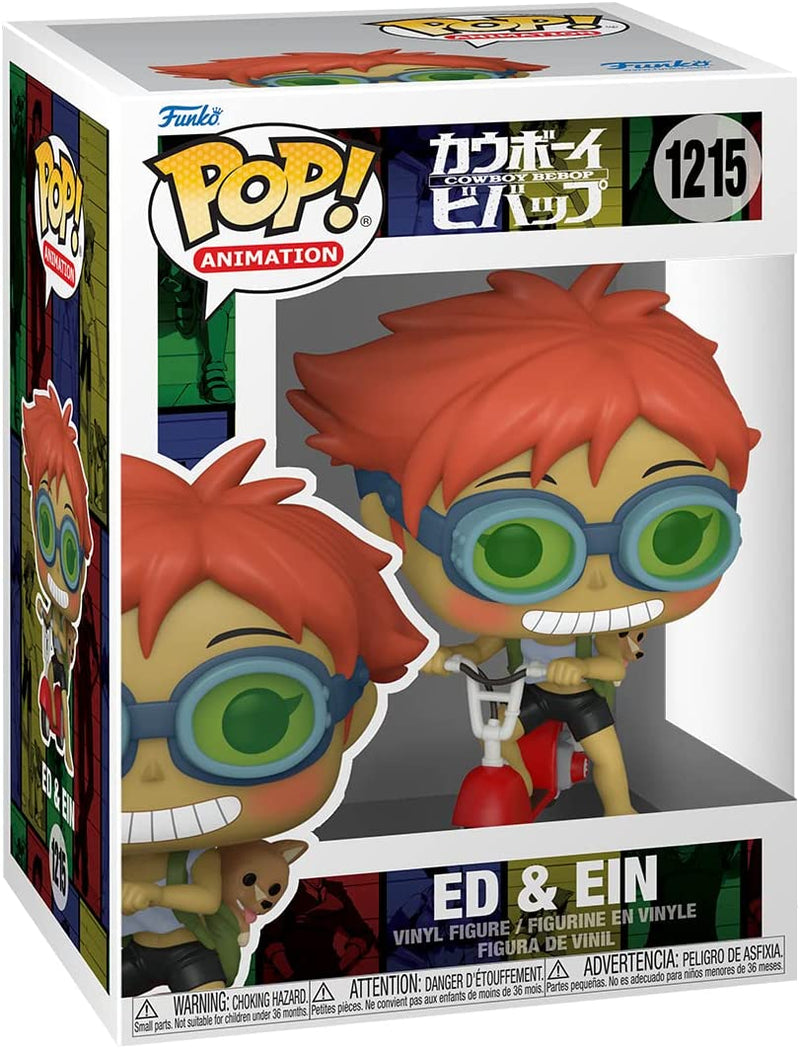 Load image into Gallery viewer, Funko Pop! Animation: Cowboy Bebop - Edward on Scooter with EIN
