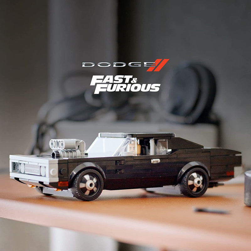 Load image into Gallery viewer, LEGO Speed Champions Fast &amp; Furious 1970 Dodge Charger R/T 76912 Toy Car Building Set for Kids, Boys, and Girls Ages 8+; Collectible Model Including a Dominic Toretto Minifigure (345 Pieces)
