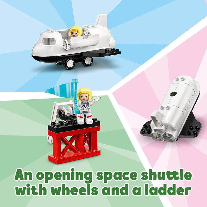 Load image into Gallery viewer, LEGO DUPLO Town Space Shuttle Mission 10944 Building Toy Set for Preschool Kids, Toddler Boys and Girls Ages 2+ (23 Pieces)
