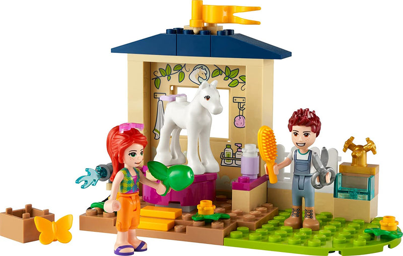 Load image into Gallery viewer, LEGO Friends Pony-Washing Stable 41696 Building Toy Set for Girls, Boys, and Kids Ages 4+ (60 Pieces)
