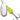 Classic Vibrax® Silver and Fluorescent Yellow 3/16