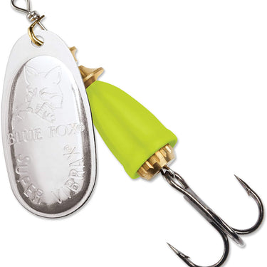 Classic Vibrax® Silver and Fluorescent Yellow 3/16