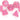 Chessex Borealis Polyhedral Pink/silver Luminary 7-Die Set
