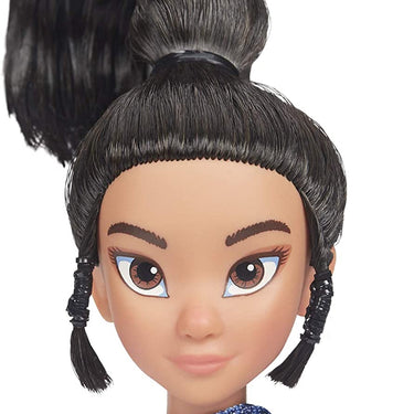 Disney Raya and The Last Dragon Young Raya and Kumandra Flower, Lights and Sounds Doll, Musical Toy for Kids 3 Years and Up