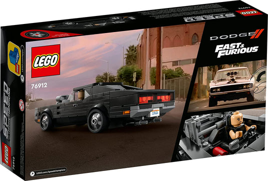 LEGO Speed Champions Fast & Furious 1970 Dodge Charger R/T 76912 Toy Car Building Set for Kids, Boys, and Girls Ages 8+; Collectible Model Including a Dominic Toretto Minifigure (345 Pieces)