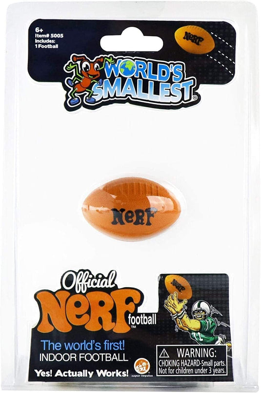 World's Smallest Nerf Football