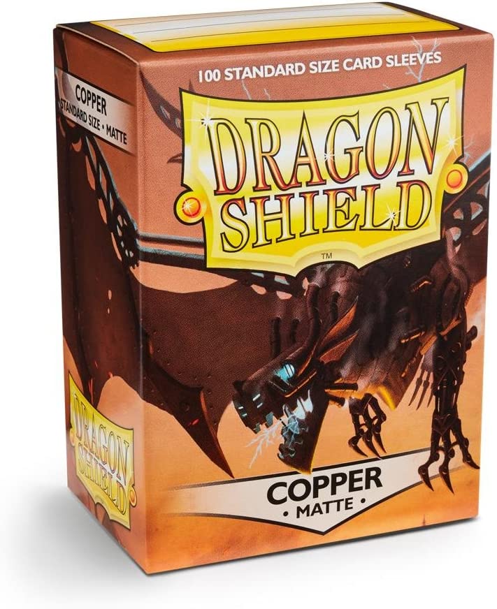 Load image into Gallery viewer, Dragon Shield 100ct Box Deck Protector Matte Copper
