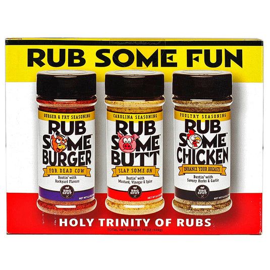 Rub Some OW89065-16 Fun Pack BBQ Rub, 19-oz pack of 3