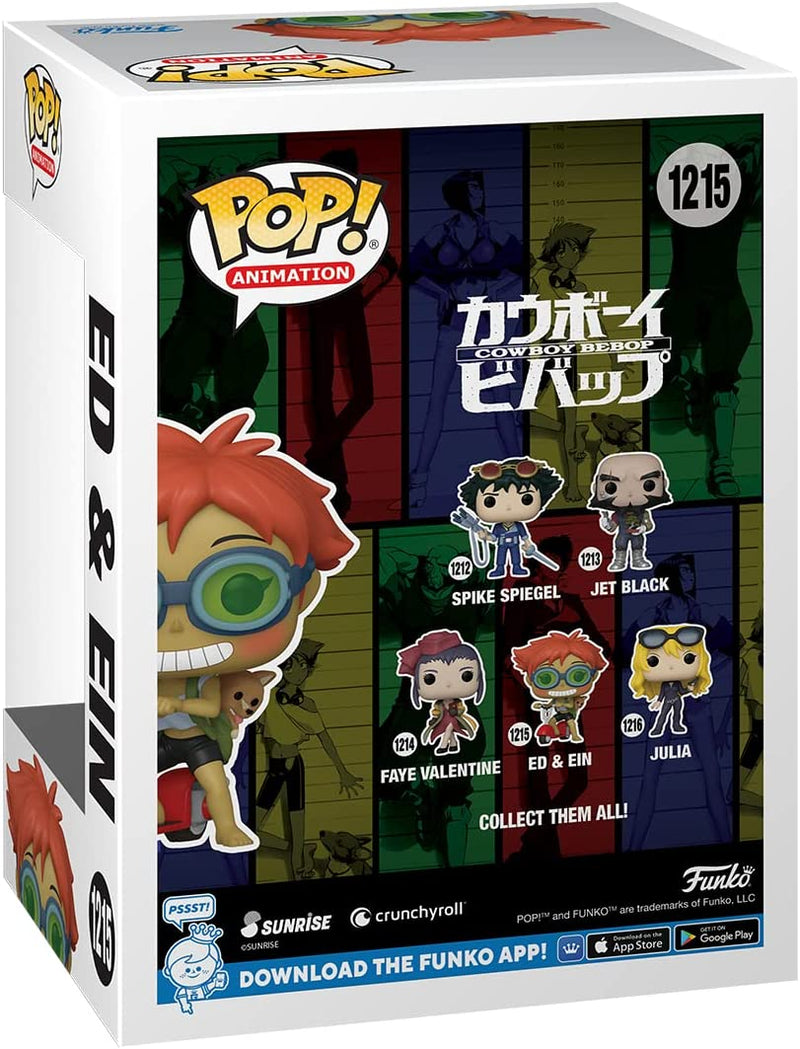 Load image into Gallery viewer, Funko Pop! Animation: Cowboy Bebop - Edward on Scooter with EIN
