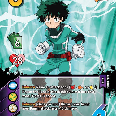 My Hero Academia Collectible Card Game Izuku Midoriya vs. Katsuki Two Player Rival Decks