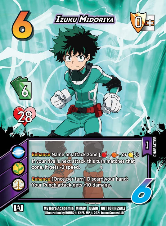 My Hero Academia Collectible Card Game Izuku Midoriya vs. Katsuki Two Player Rival Decks