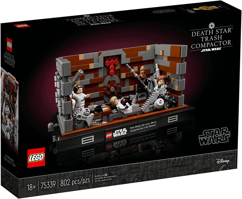 Load image into Gallery viewer, LEGO Star Wars Death Star Trash Compactor Diorama 75339 Building Kit (802 Pieces)
