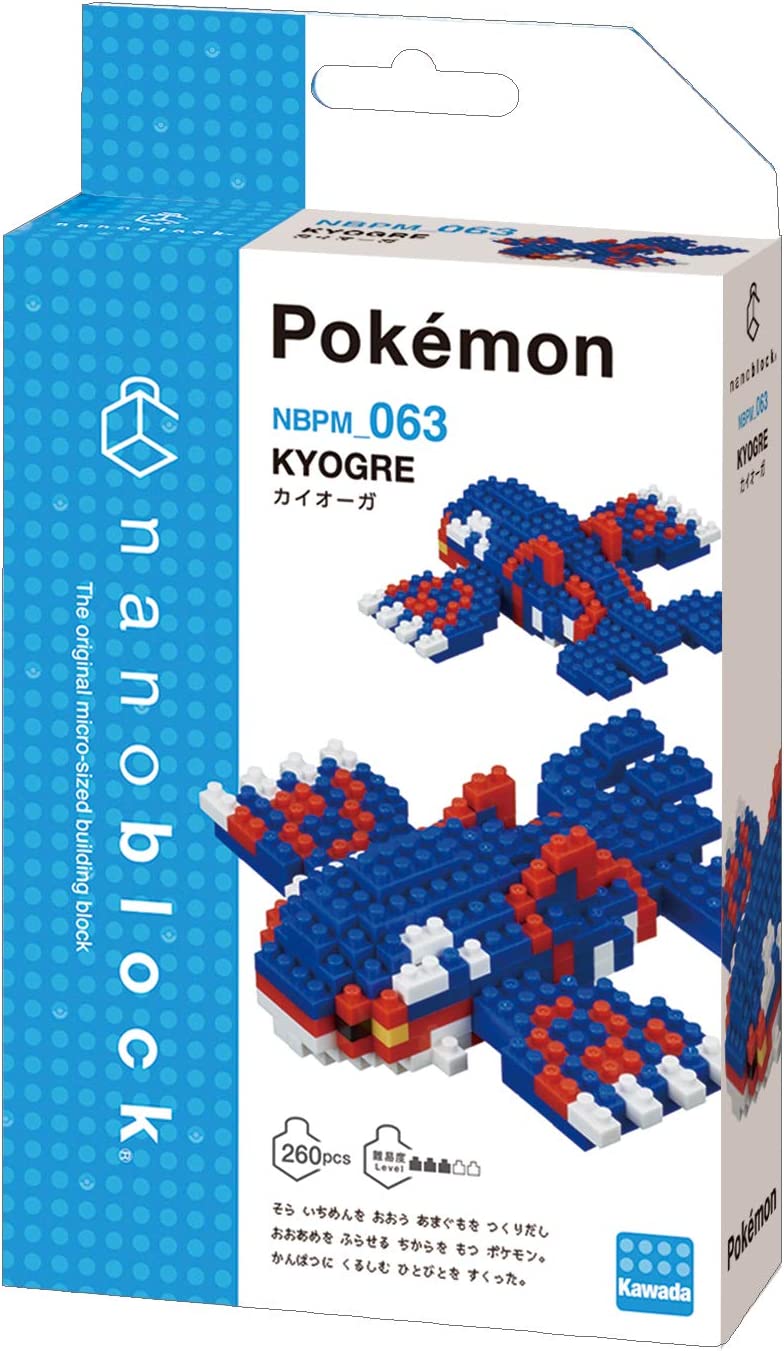 Load image into Gallery viewer, Kyogre [Pokémon], nanoblock Pokémon Series Building Kit
