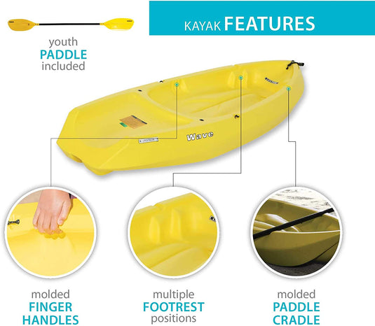 Lifetime 6 Foot Yellow Youth Kayak (In-store pickup only)