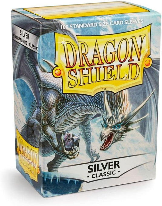 Dragon Shield 100ct Box Deck Protector Silver