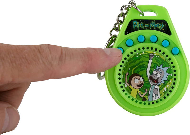 Load image into Gallery viewer, World&#39;s Coolest Rick and Morty Talking Keychain
