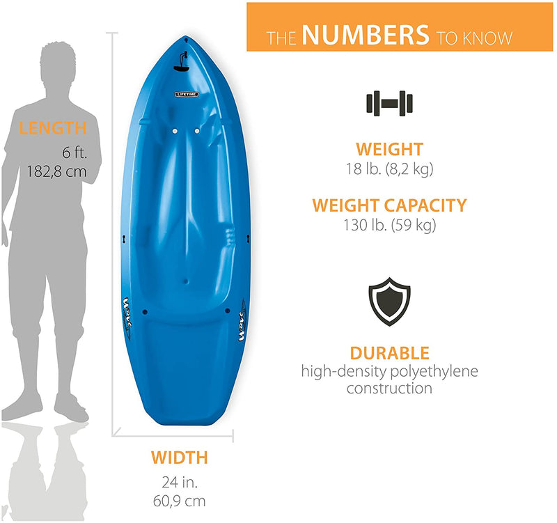 Load image into Gallery viewer, Lifetime Youth Wave Kayak (Paddle Included), Blue, 6&#39; (In-store pickup only)
