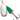 Classic Vibrax® Silver and Fluorescent Green 1/4