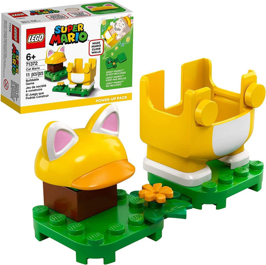 LEGO Super Mario Cat Mario Power-Up Pack 71372 Building Kit, Cool Toy for Kids to Power Up The Mario Figure in The Adventures with Mario Starter Course (71360) Playset (11 Pieces)