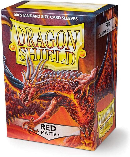 Dragon Shield 100ct Box Deck Protector Red