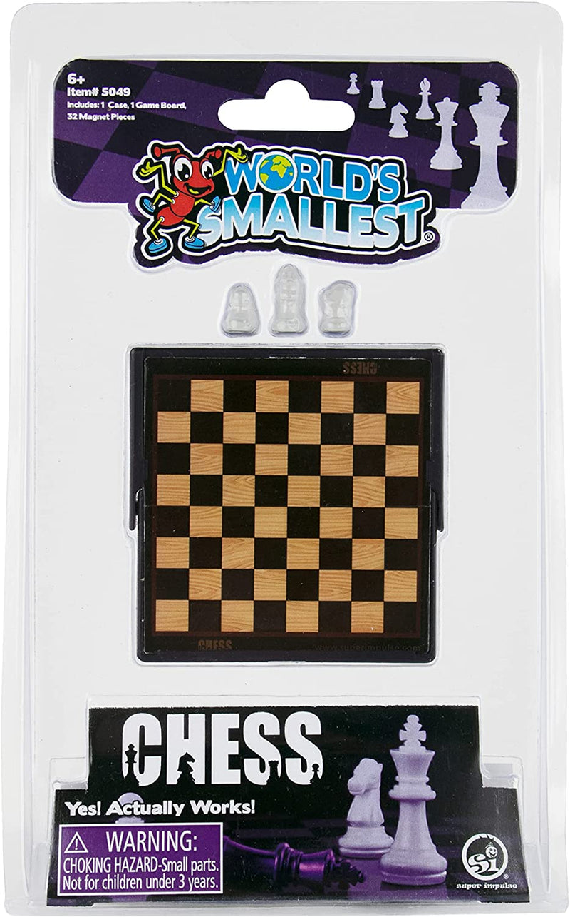 Load image into Gallery viewer, Worlds Smallest Chess, Super Fun for Outdoors, Travel &amp; Family Game Night
