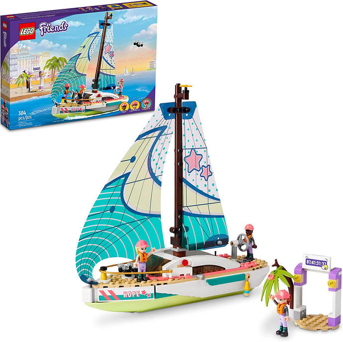 LEGO Friends Stephanie’s Sailing Adventure 41716 Building Toy Set for Girls, Boys, and Kids Ages 7+ (304 Pieces)