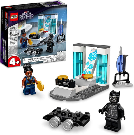 LEGO Marvel Black Panther Shuri's Lab 76212 Building Toy Set for Preschool Kids, Boys, and Girls Ages 4+ (58 Pieces)