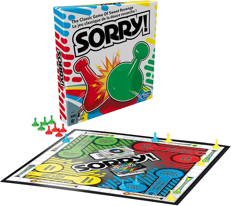 Load image into Gallery viewer, Hasbro Gaming Sorry! Parker Brothers Family Board Game for 2 to 4 Players Ages 6 and Up
