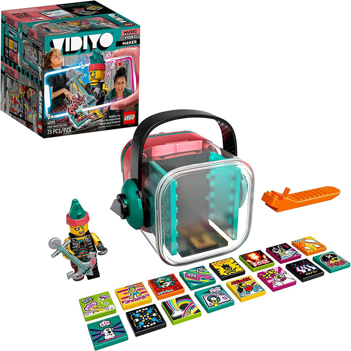 LEGO VIDIYO Punk Pirate Beatbox 43103 Building Kit with Minifigure; Creative Kids Will Love Producing Music Videos Full of Songs, Dance Moves and Special Effects, New 2021 (73 Pieces)