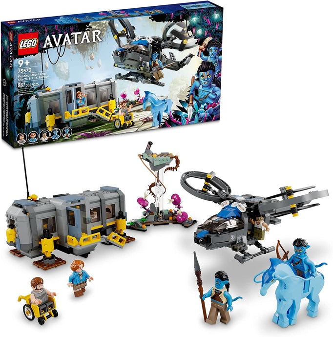LEGO Avatar Floating Mountains: Site 26 & RDA Samson 75573 Building Toy Set; Toy for Movie Fans and Kids Boys and Girls Ages 9+ (887 Pieces)