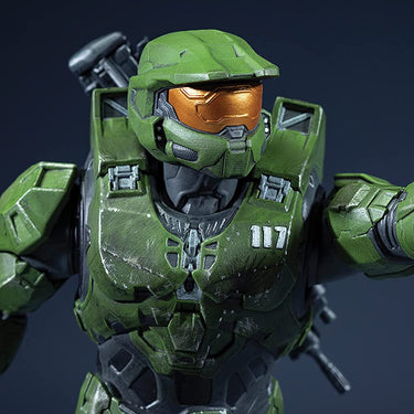 Halo Infinite: Master Chief With Grappleshot PVC Statue
