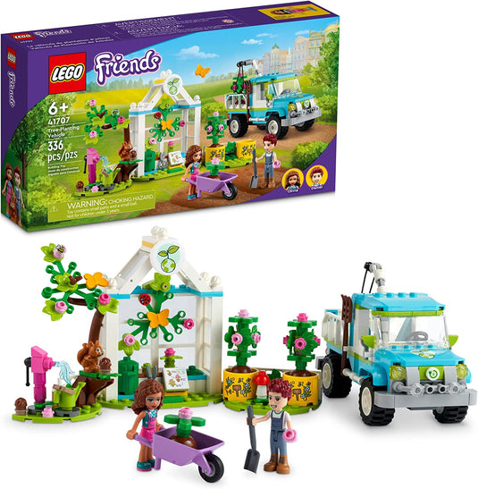 LEGO Friends Tree-Planting Vehicle 41707 Building Toy Set for Kids, Girls, and Boys Ages 6+ (336 Pieces)