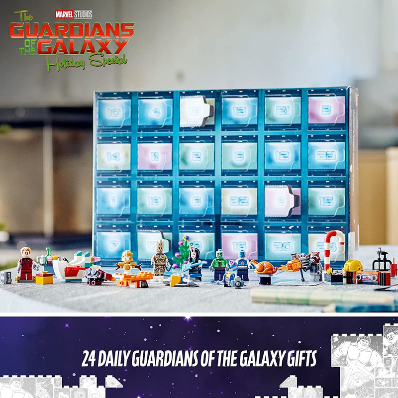 Load image into Gallery viewer, LEGO Marvel Studios’ Guardians of The Galaxy 2022 Advent Calendar 76231 Building Toy Set and Minifigures for Kids, Boys and Girls, Ages 6+ (268 Pieces) Visit the LEGO Store
