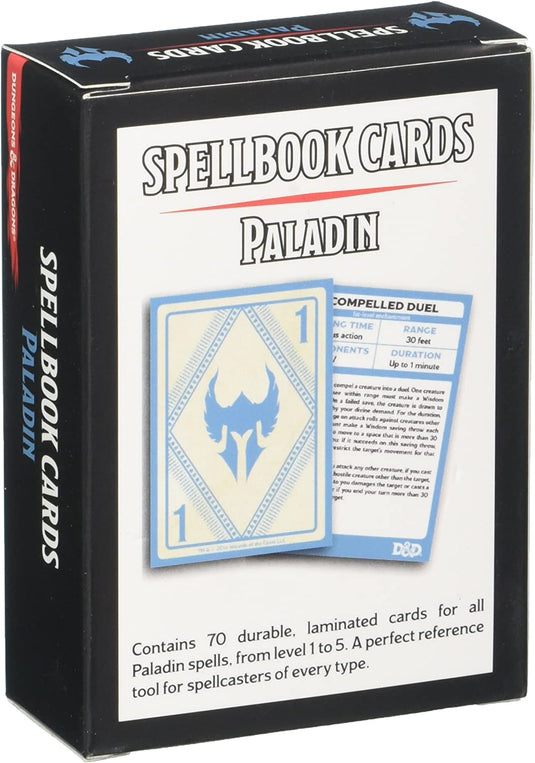 Dungeons & Dragons - Spellbook Cards: Paladin (69 cards)