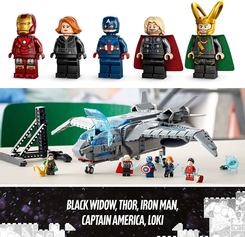Load image into Gallery viewer, LEGO Marvel The Avengers Quinjet 76248 Building Toy Set for Kids, Boys, and Girls Ages 9+ (795 Pieces)
